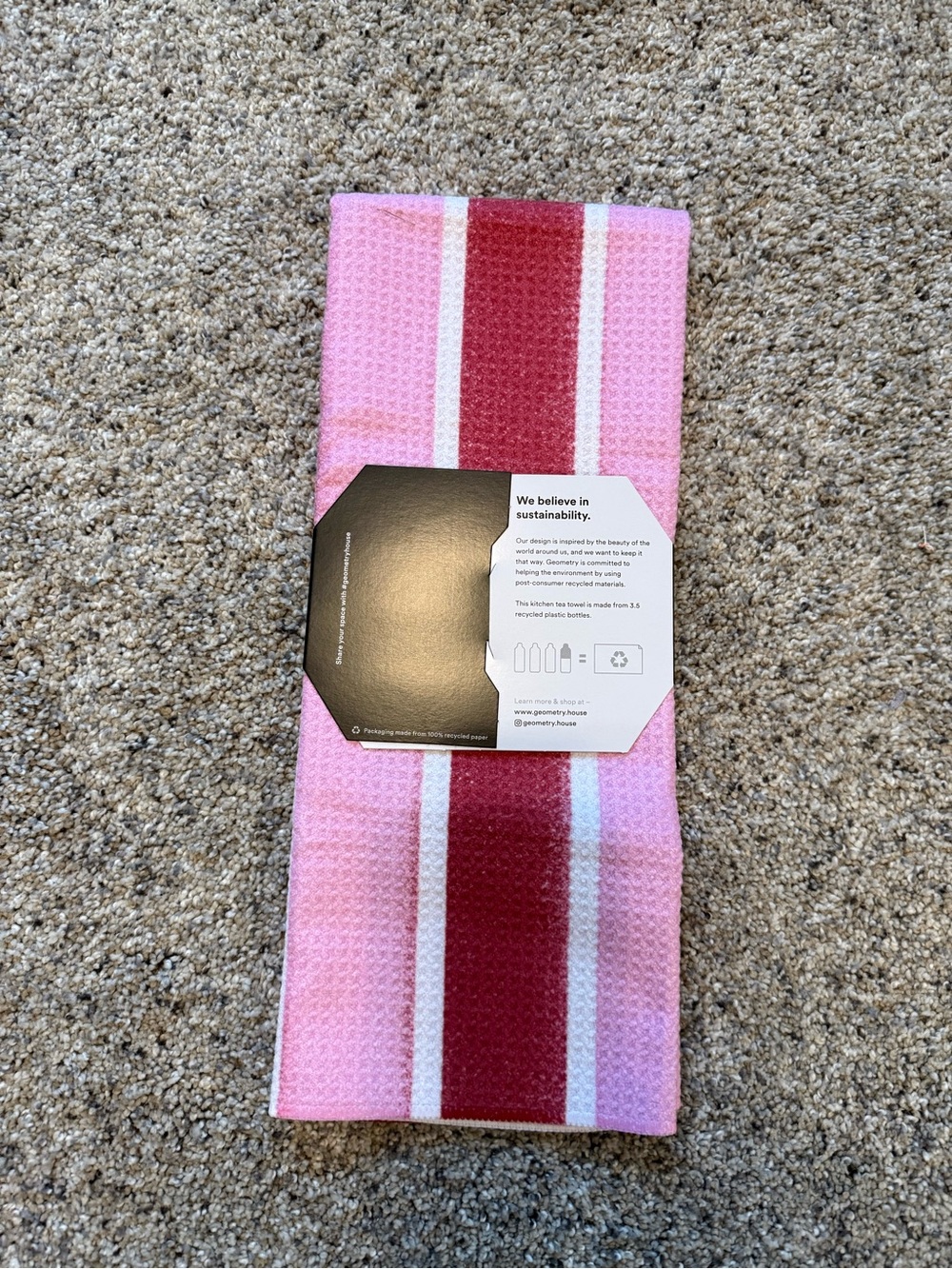 Geometry Tea Towel NWT